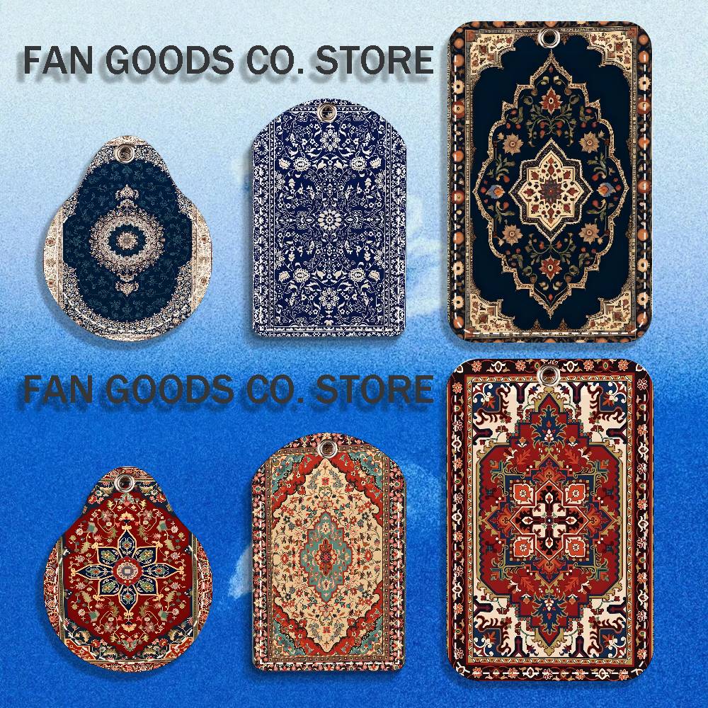 Area Rug - Porta-chaves de Couro PU com Design