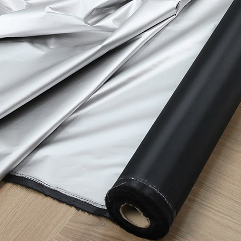 Curtain Curtain - Tecido Blackout Preto Prateado de 1m,