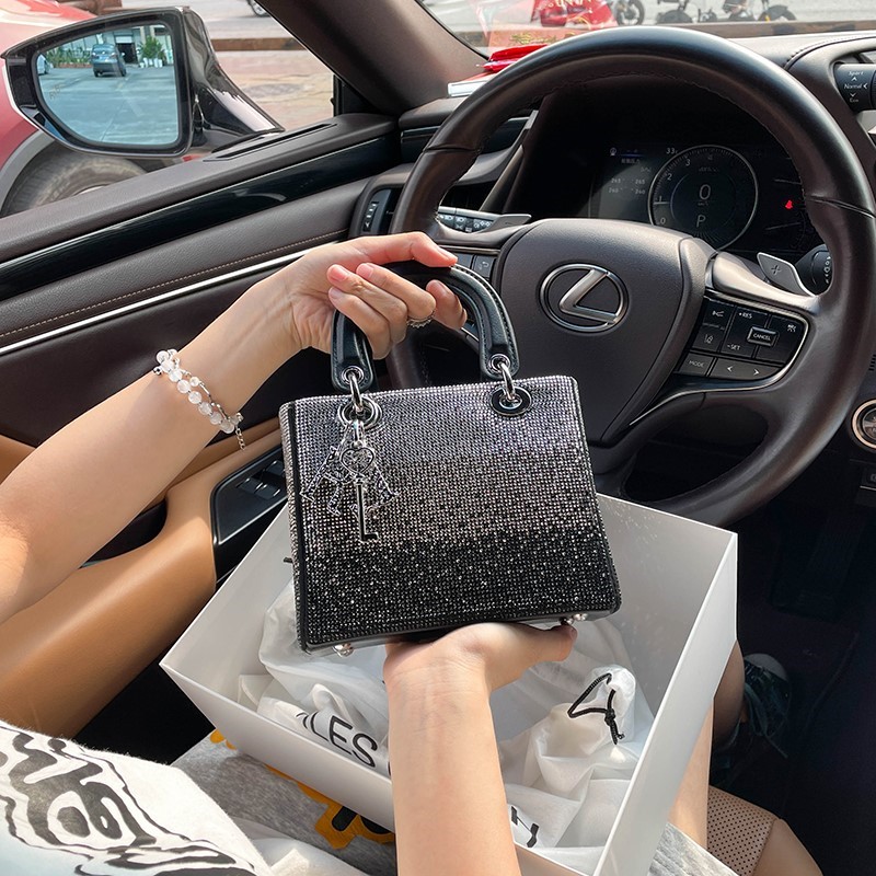 Interior Design High End - Bolsa gradiente high-end para mulheres, corrente