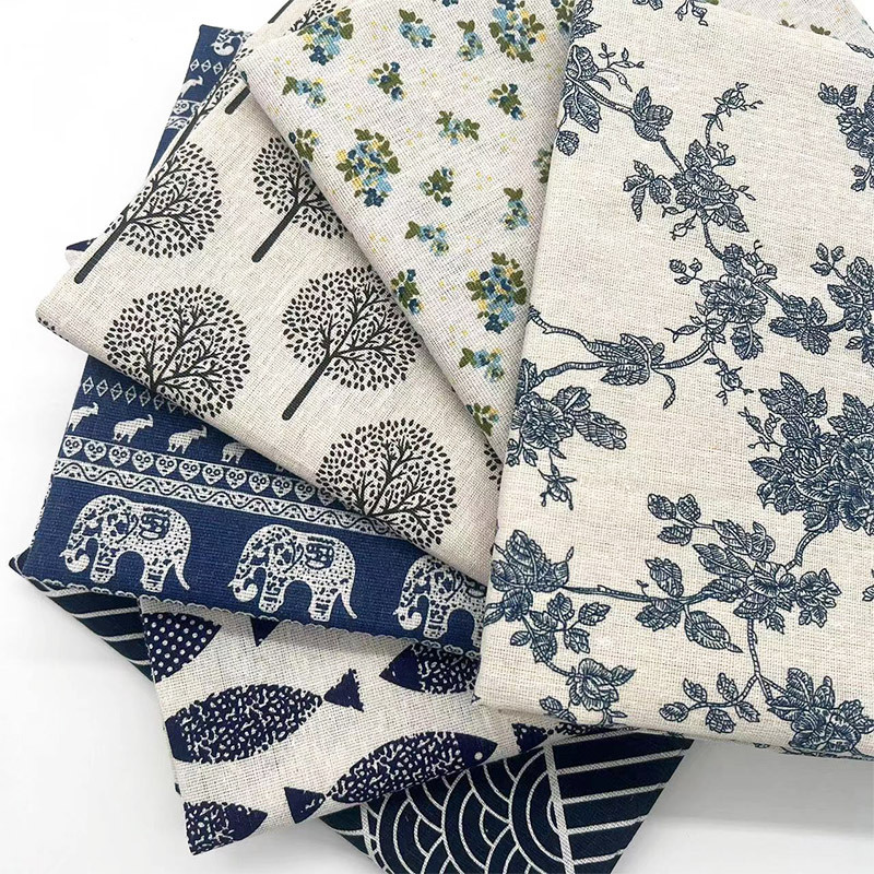 Curtain Curtain - Tecido Retro Boho Floral em Mistura