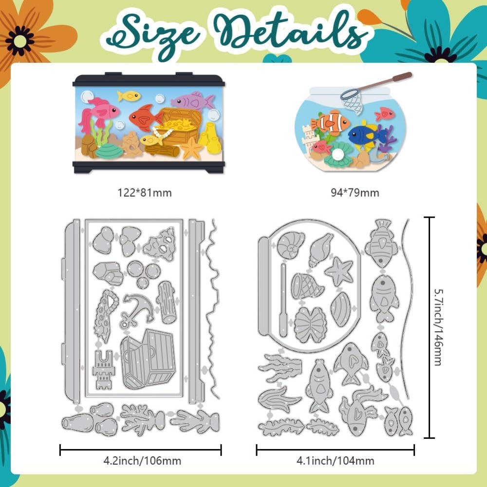 Picture Frame - Molde para tanque de peixes, aço