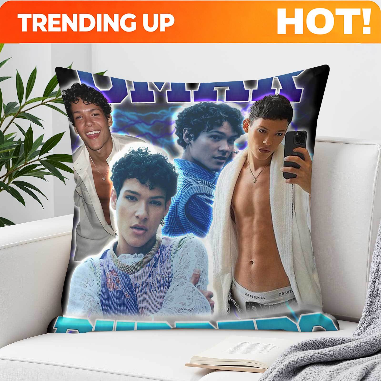 Throw Pillow - Capa de Almofada Decorativa Quadrada Personalizável