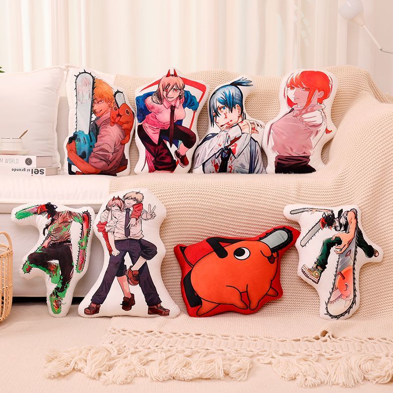 Throw Pillow - Almofada decorativa de pelúcia com formato