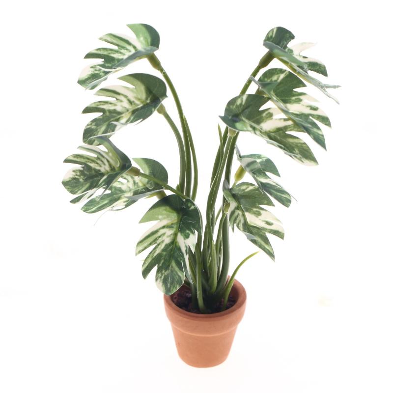 Vase Decor - Novo. 1PC Planta Verde Monstera em