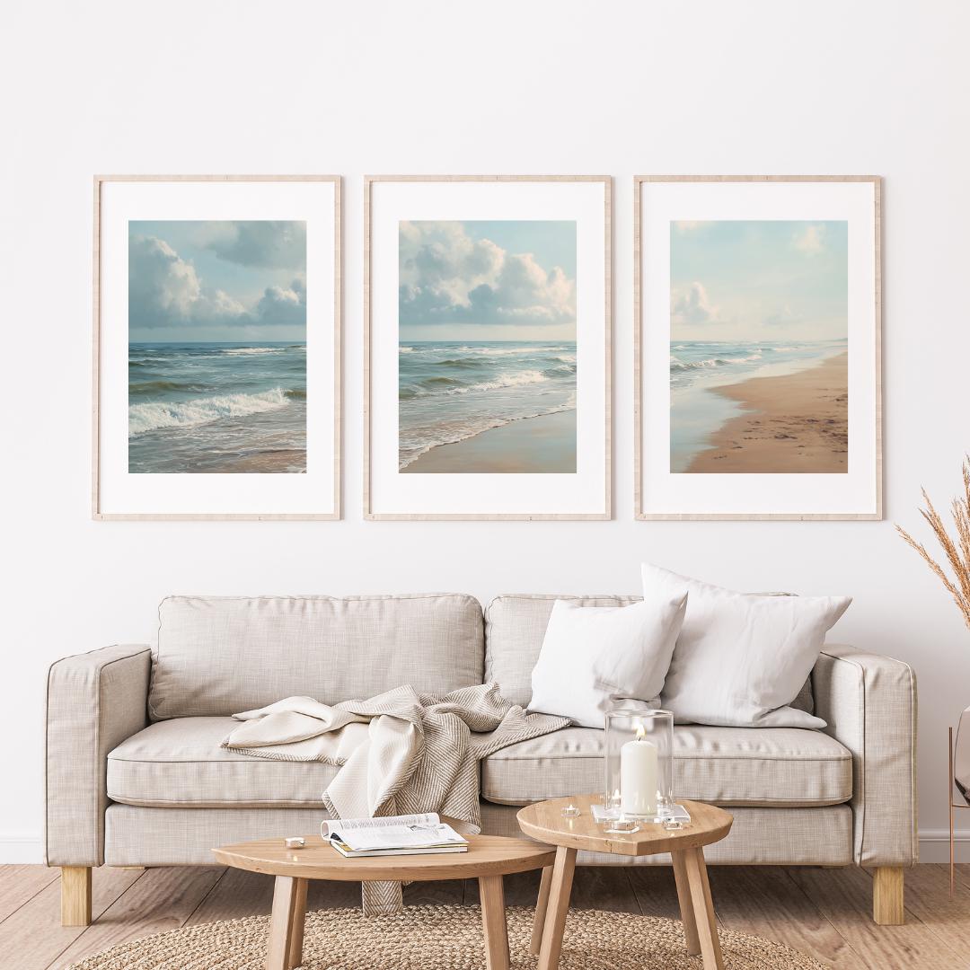 Conjunto de 3 Impressões de Tr - Abstract Canvas Set avaliação e preço