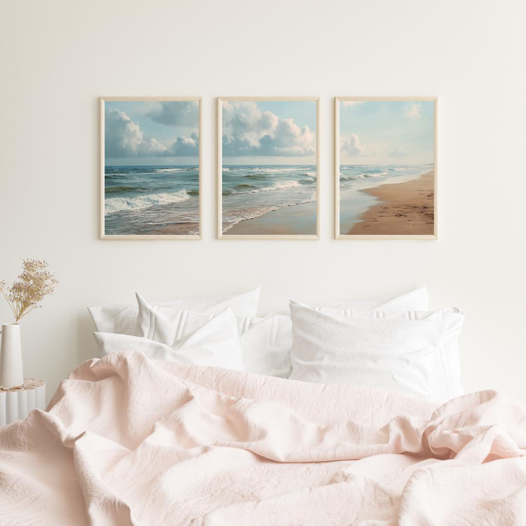 Conjunto de 3 Impressões de Tr - Abstract Canvas Set avaliação e preço