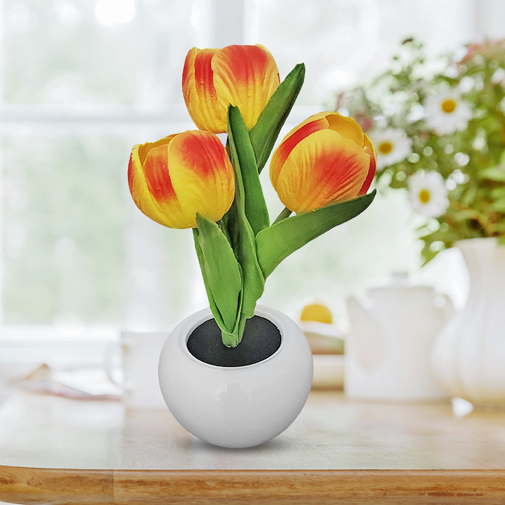 Lâmpada LED Tulipa Noturna Rom - Vase Decor avaliação e preço