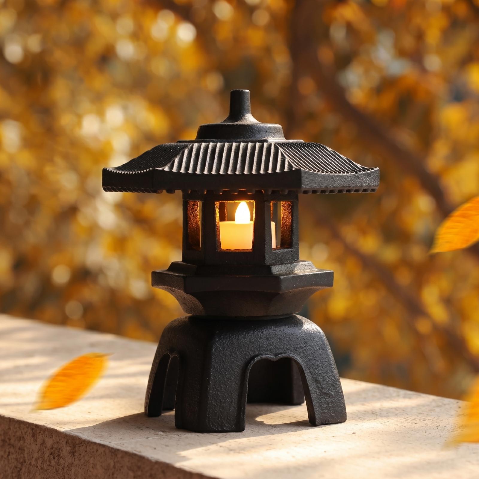 Lanterna de Ferro Fundido com  - Candle Holder Decor avaliação e preço