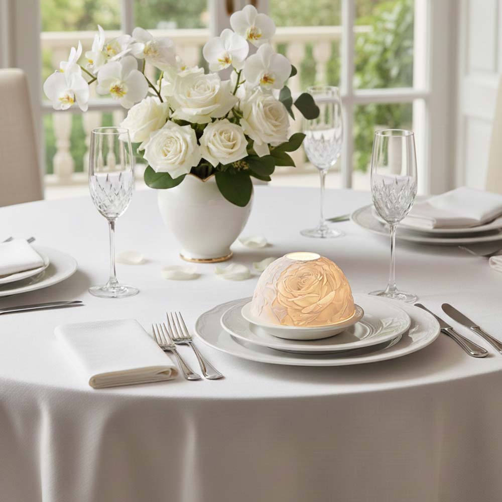 Suporte de vela de porcelana r - Candle Holder Decor avaliação e preço