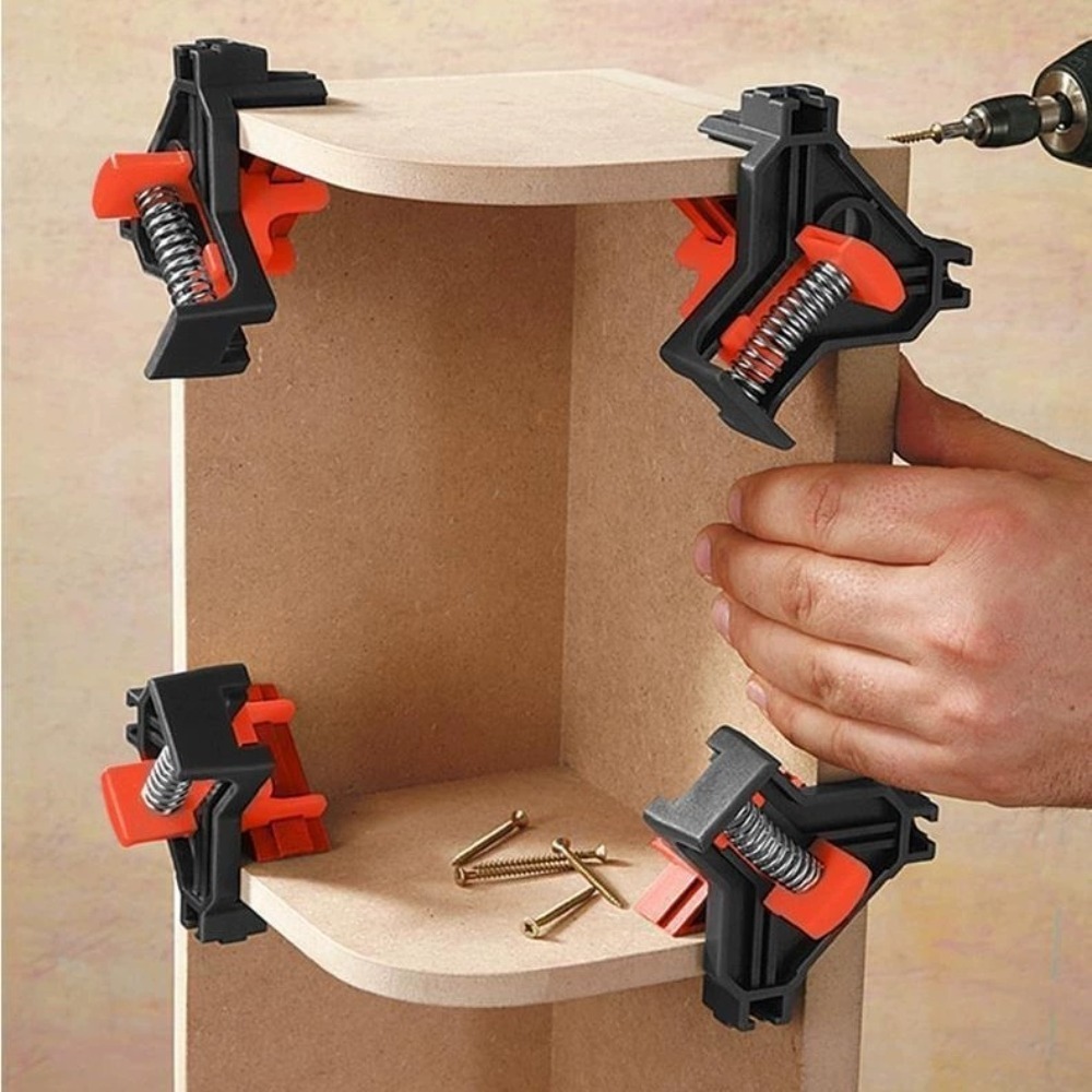 4 peças 90 °   Grampo de Canto - Picture Frame avaliação e preço