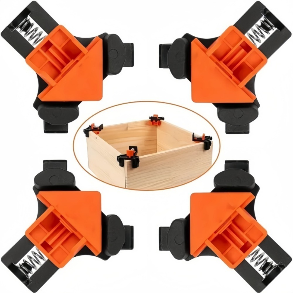 4 peças 90 °   Grampo de Canto - Picture Frame avaliação e preço