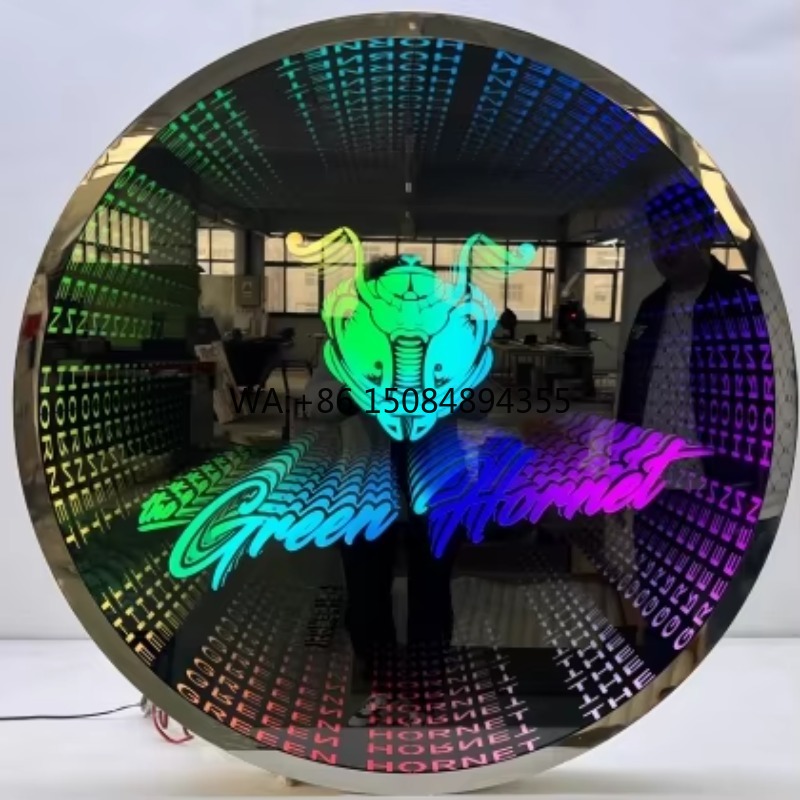 Espelho Infinito 3D LED com Re - Decorative Mirror avaliação e preço