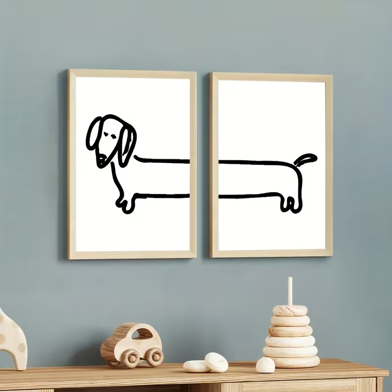 2 peças de arte moderna para p - Interior Design Living Room avaliação e preço