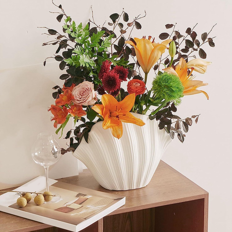 Vaso de cerâmica em forma de c - Vase Decor avaliação e preço