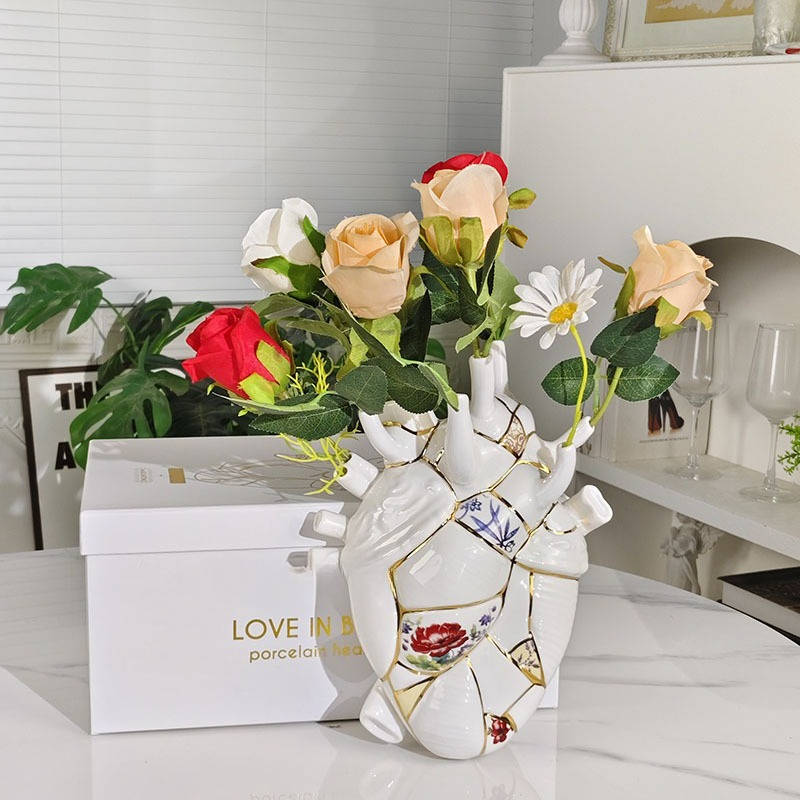 Vaso em forma de coração para  - Vase Decor avaliação e preço