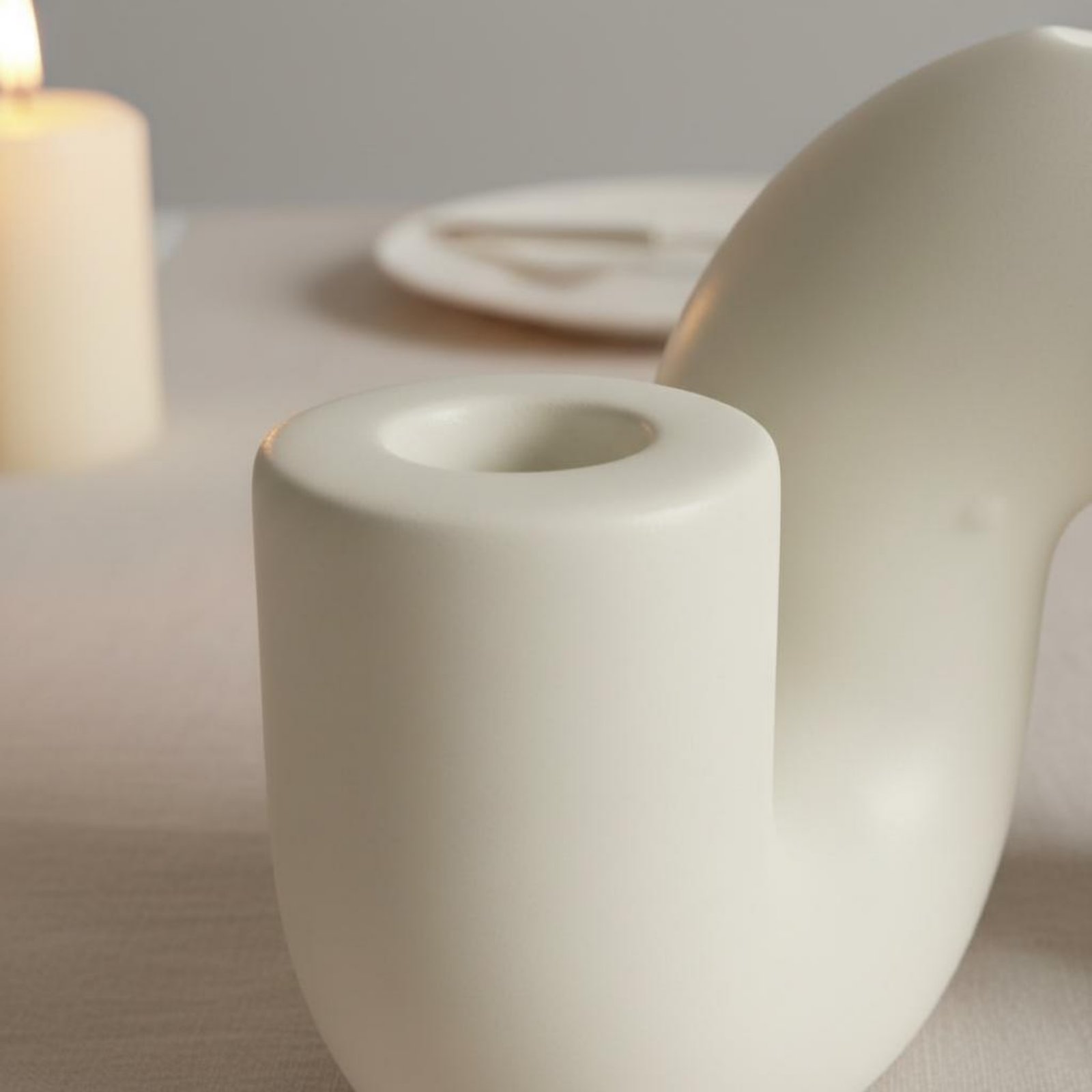 Suporte de Vela de Cerâmica On - Candle Holder Decor avaliação e preço