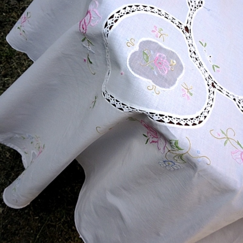 Algodão puro pequena máquina b - Table Runner avaliação e preço