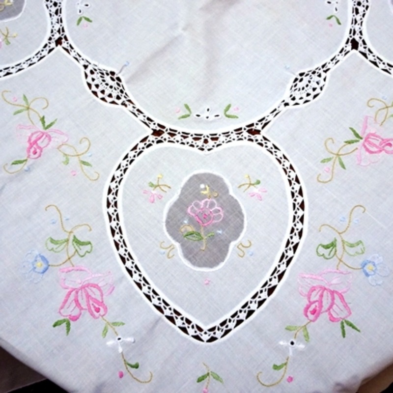 Algodão puro pequena máquina b - Table Runner avaliação e preço