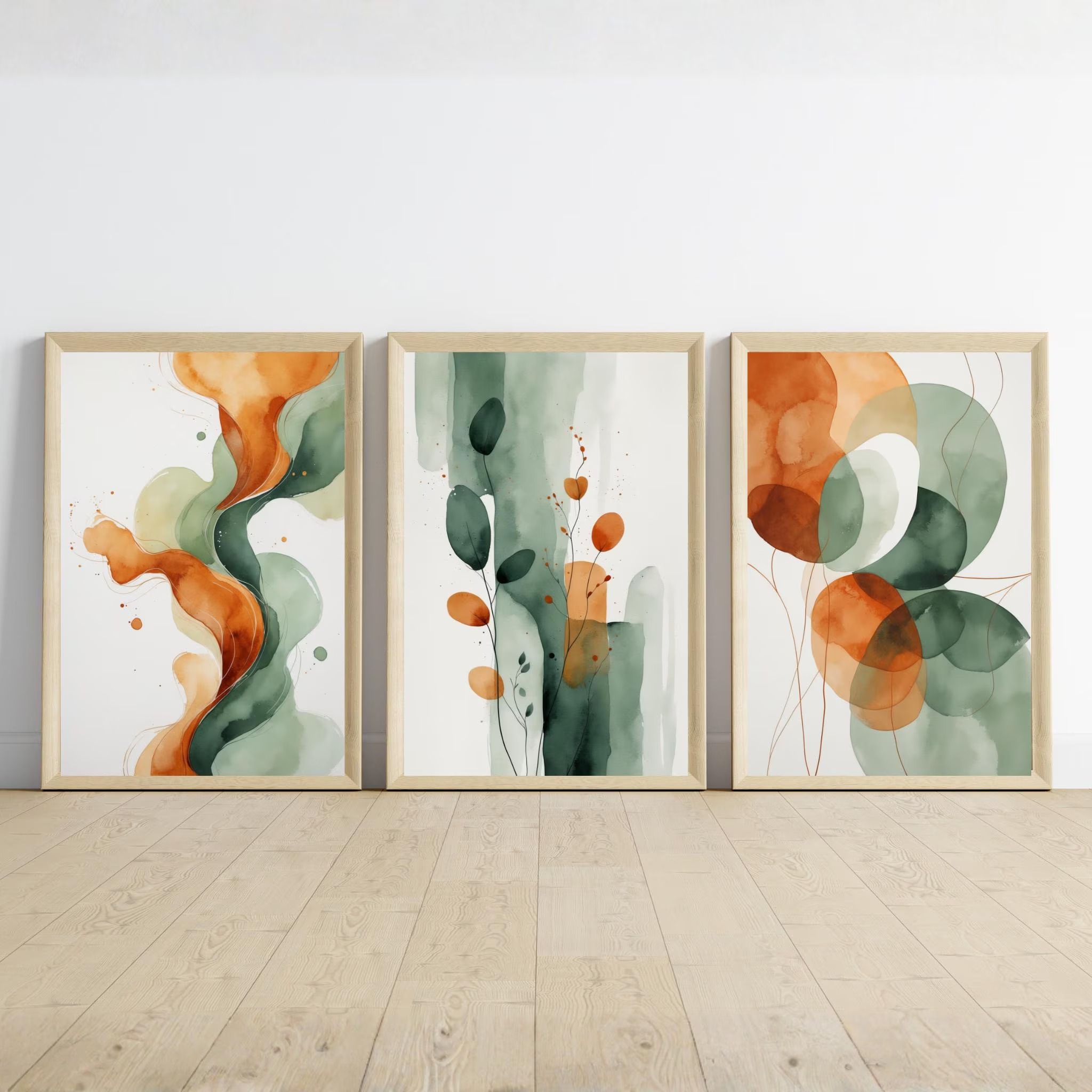 Conjunto de três impressões de - Abstract Canvas Set avaliação e preço