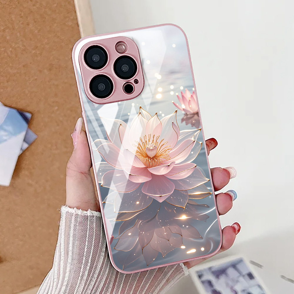 Flor de lótus caso de telefone - Vase Decor avaliação e preço