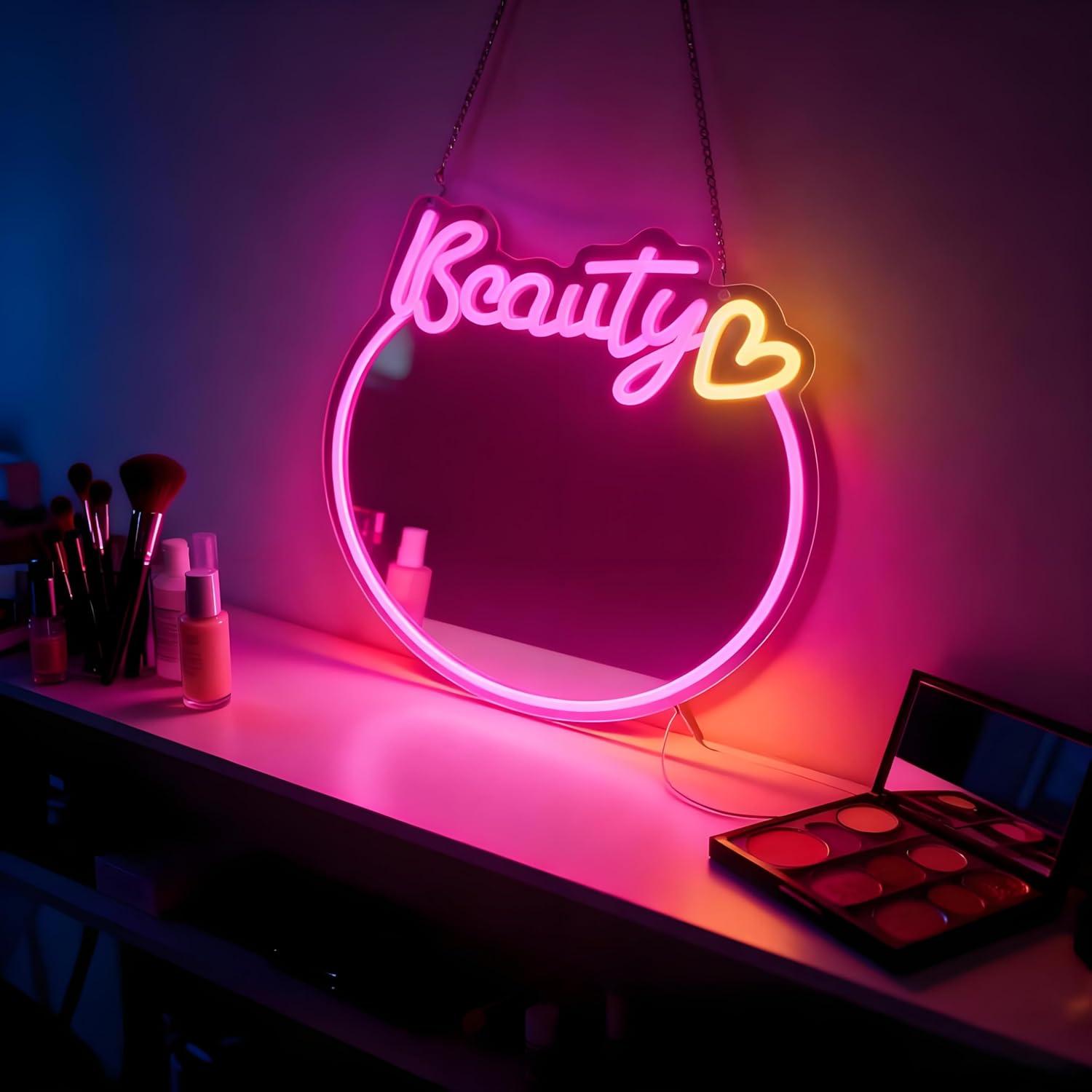 Espelho de beleza com luz LED  - Decorative Mirror avaliação e preço