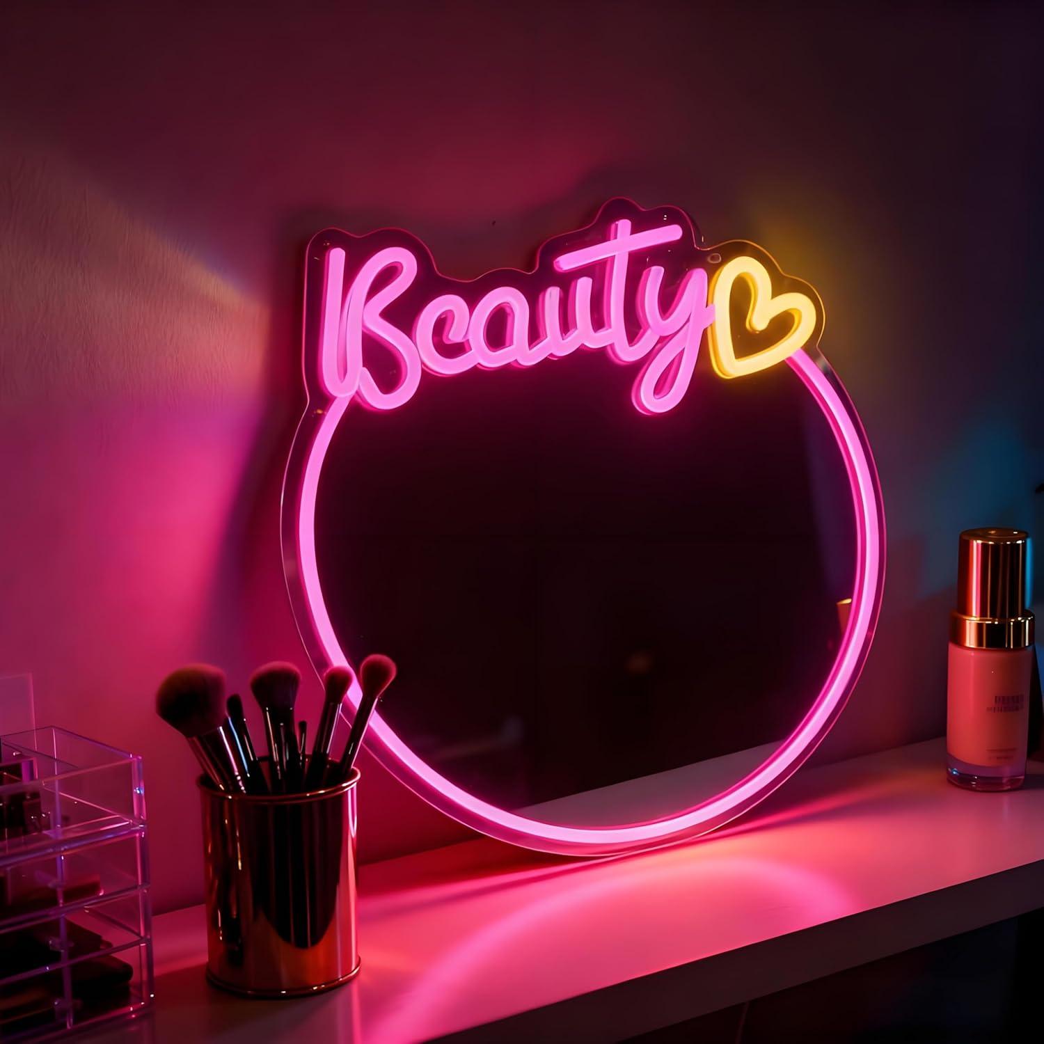 Espelho de beleza com luz LED  - Decorative Mirror avaliação e preço