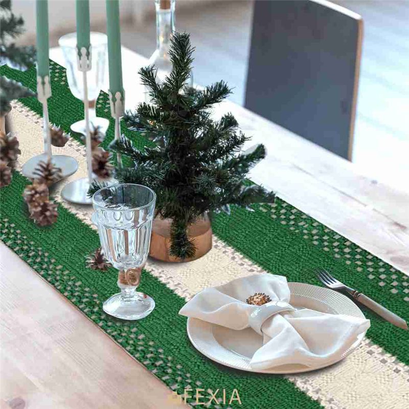 Caminho de Mesa Boho Farmhouse - Table Runner avaliação e preço