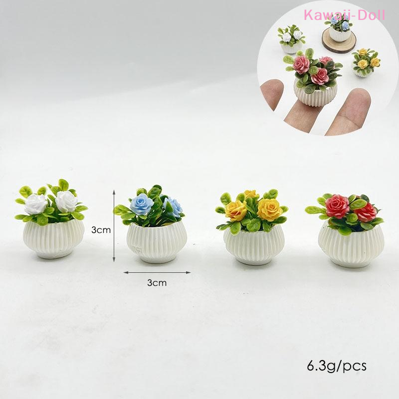 1Pç Miniatura de Planta de Ros - Vase Decor avaliação e preço